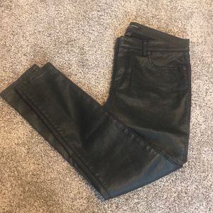 NWOT BR Faux Leather Skinny Pants